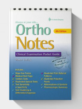 Ortho Notes: Clinical Examination Pocket Guide (Davis's Notes) 4thEdition